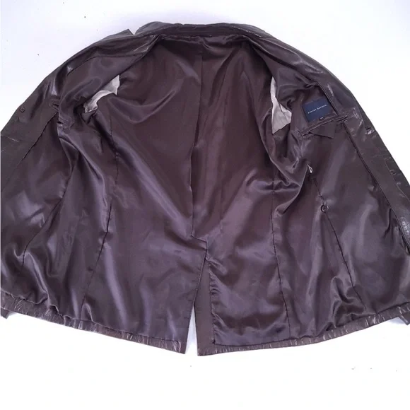 Banana Republic Brown Butter Soft Leather Blazer Jacket Size 40
